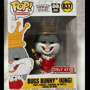 Funko Pop Looney Tunes #837 Bugs Bunny (King), Target Exclusive